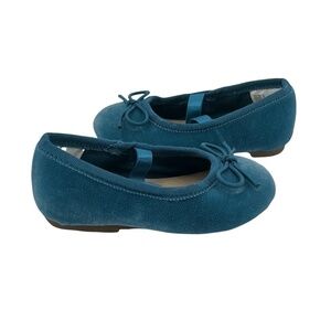 Gymboree Light Blue Suede Mary Jane Shoes Size 5 Baby Girl
